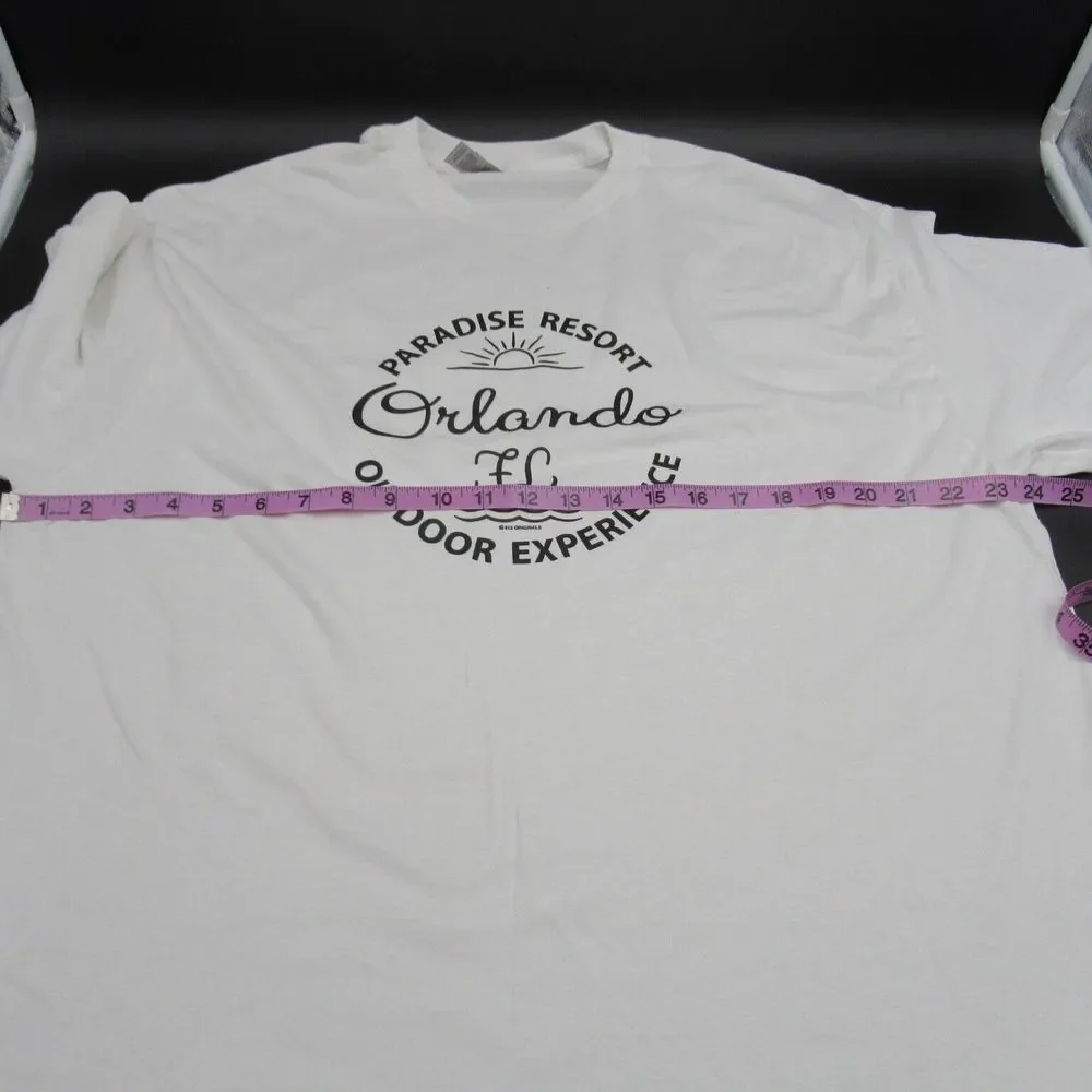Orlando Florida Paradise Resort Outdoor Experience‎ T-Shirt Men's White Size XL